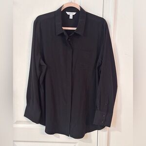 Long sleeve button down blouse